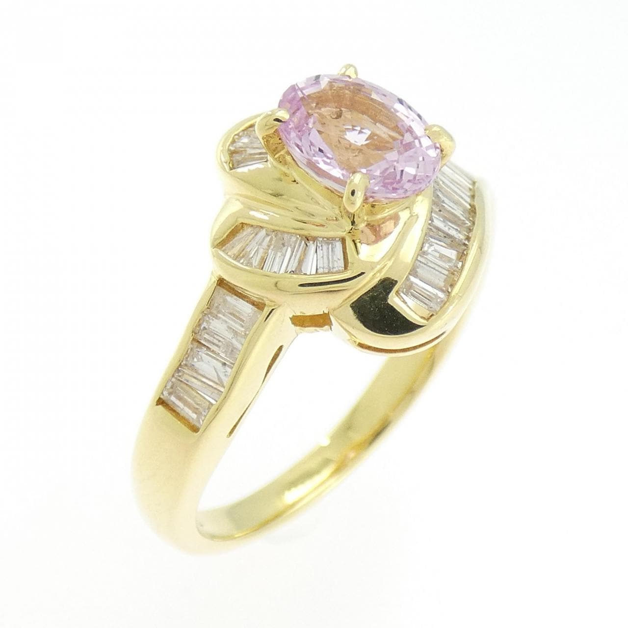 K18YG サファイヤ リング 1.083CT