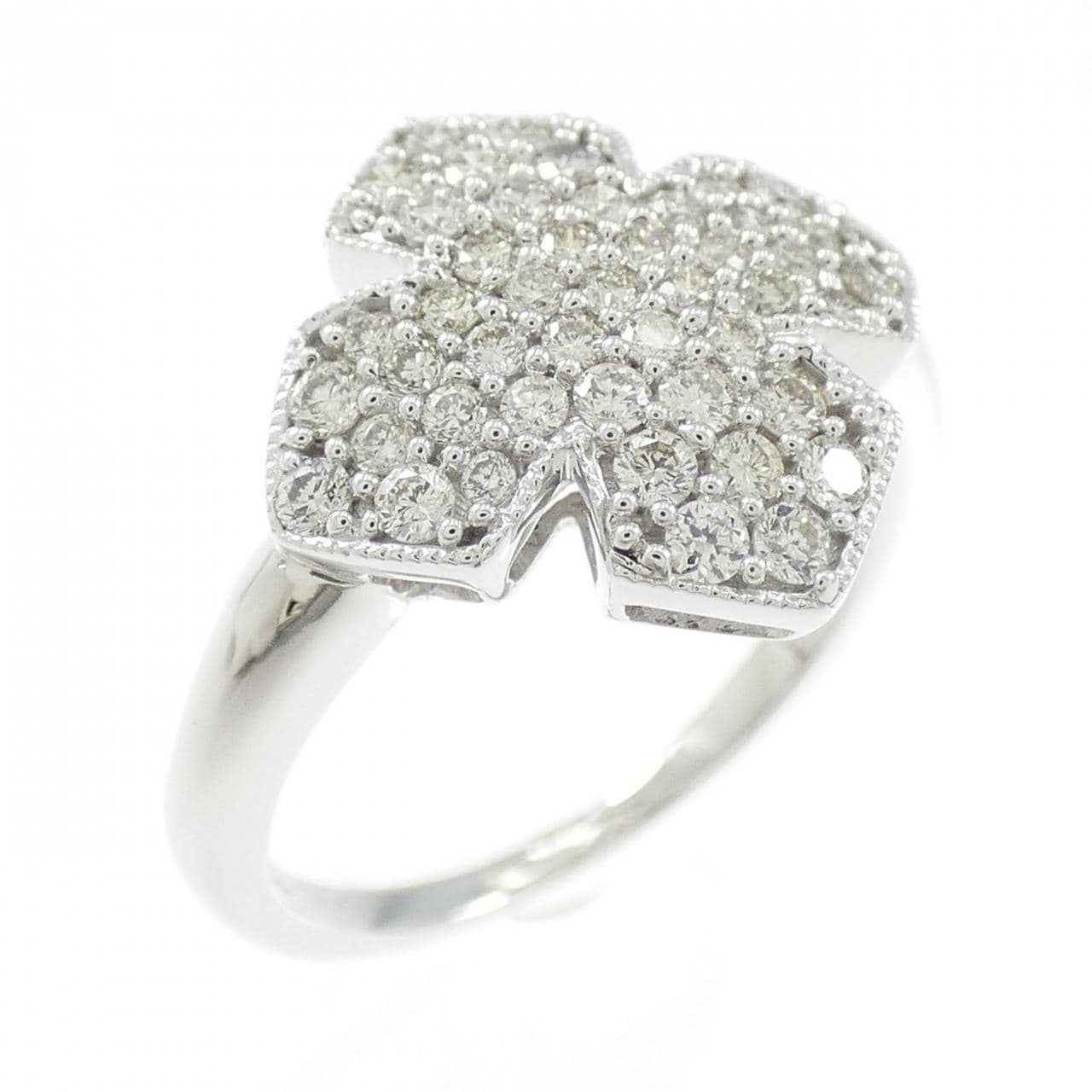 K18WG ダイヤモンド リング 0.50CT