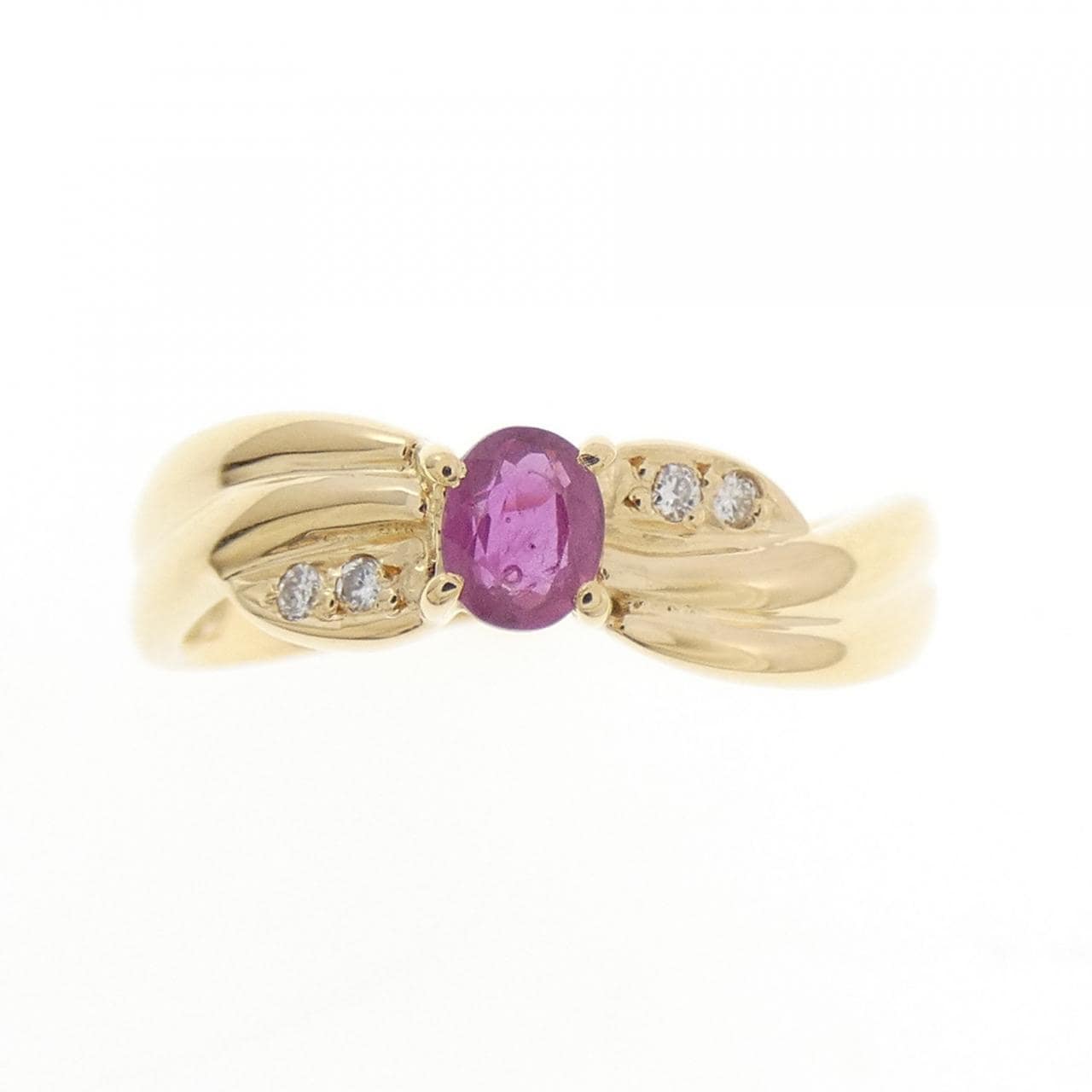 K18YG紅寶石戒指