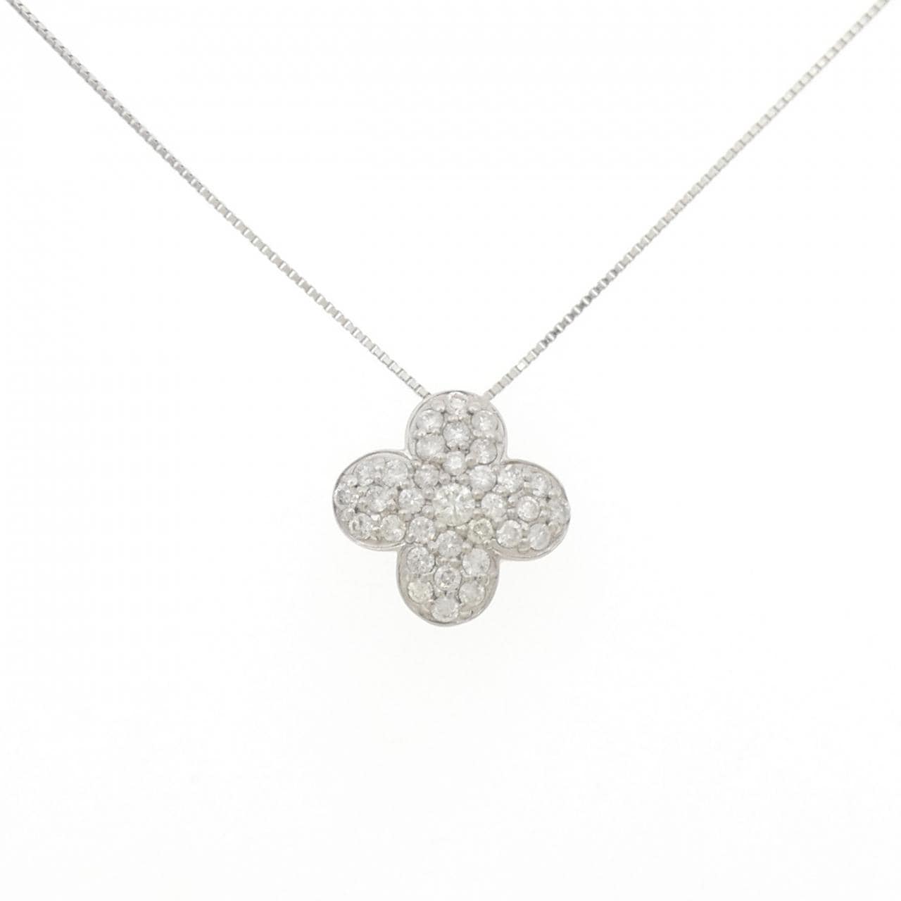 PT900/PT850 パヴェ ダイヤモンド ネックレス 1.00CT