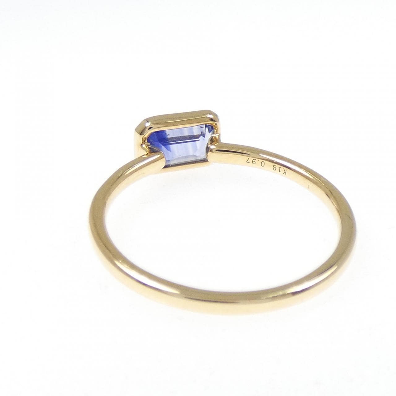 【新品】K18YG サファイヤ リング 0.97CT