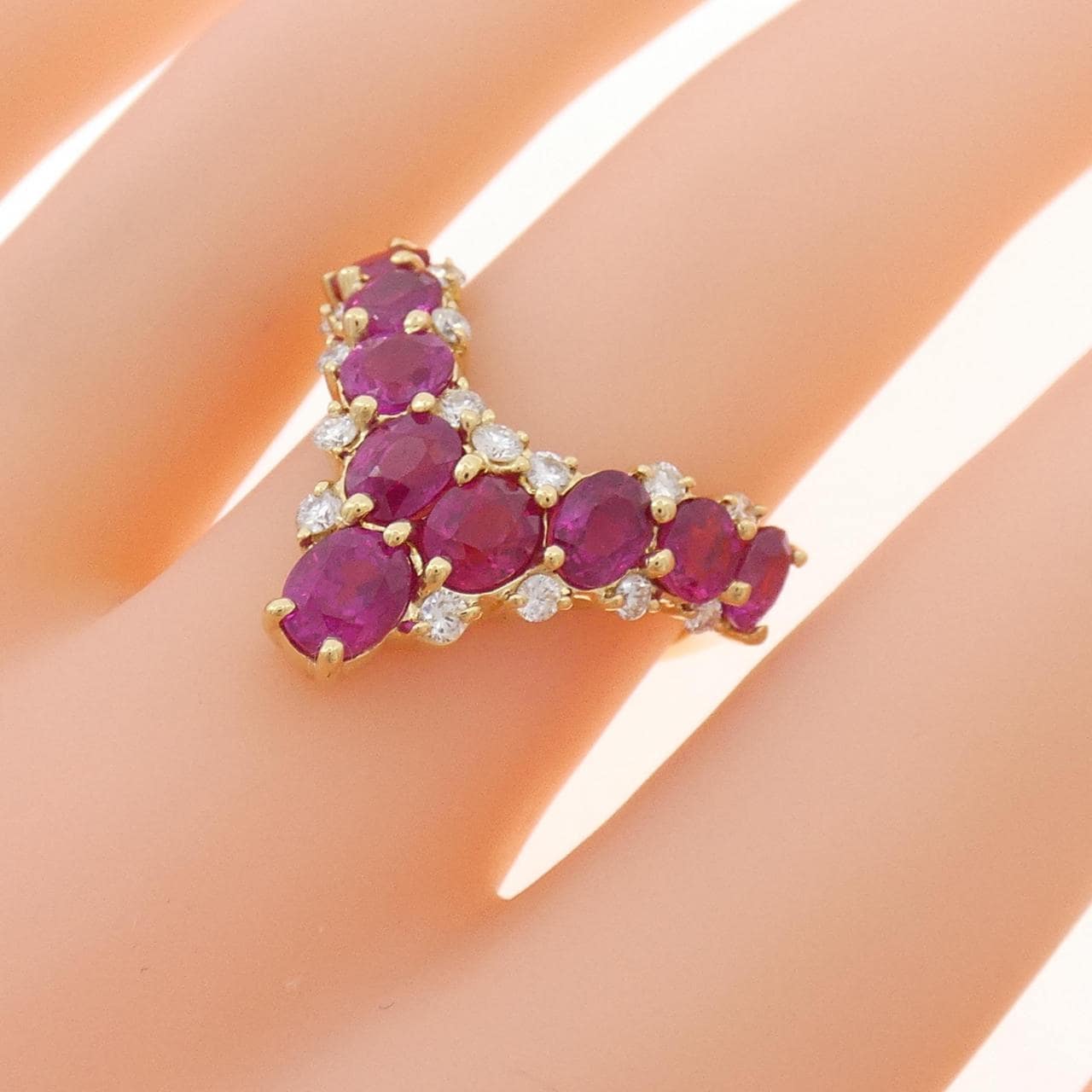 750YG紅寶石戒指3.55CT