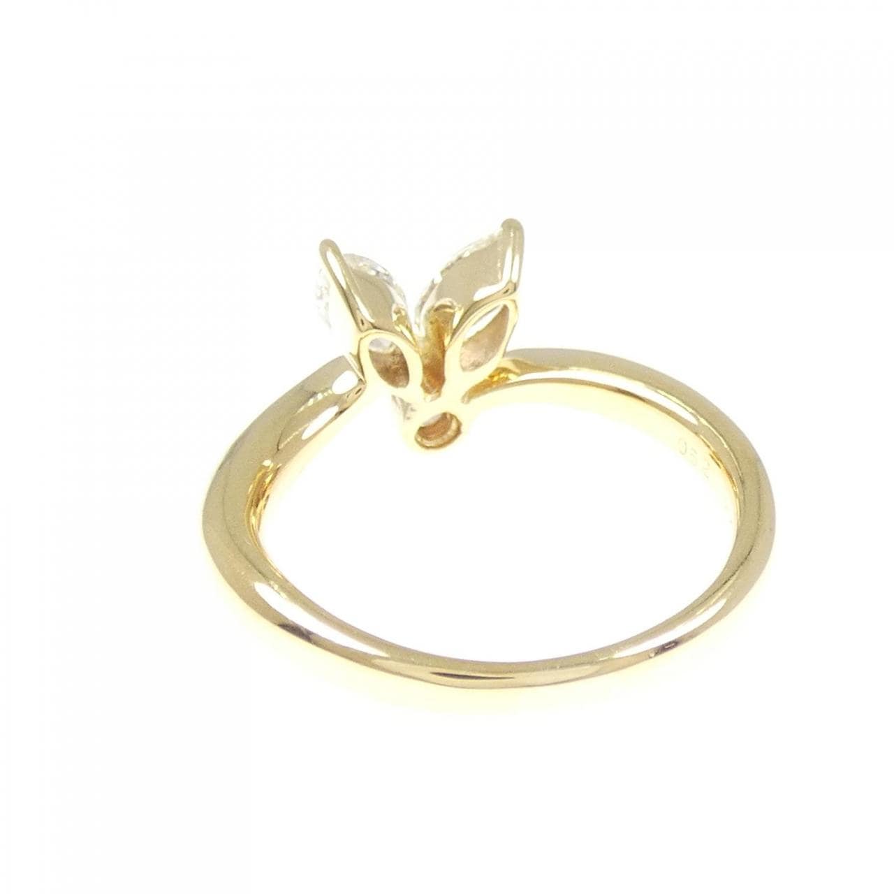 K18YG ダイヤモンド リング 0.52CT