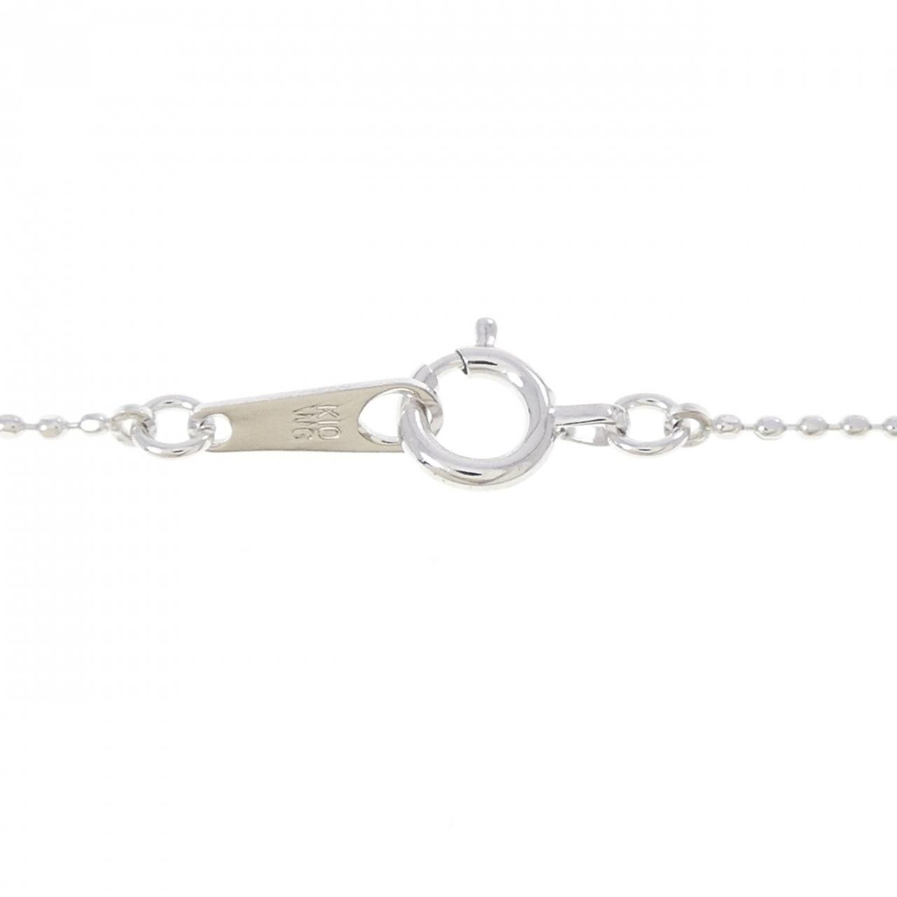 K10WG ダイヤモンド ネックレス 0.06CT