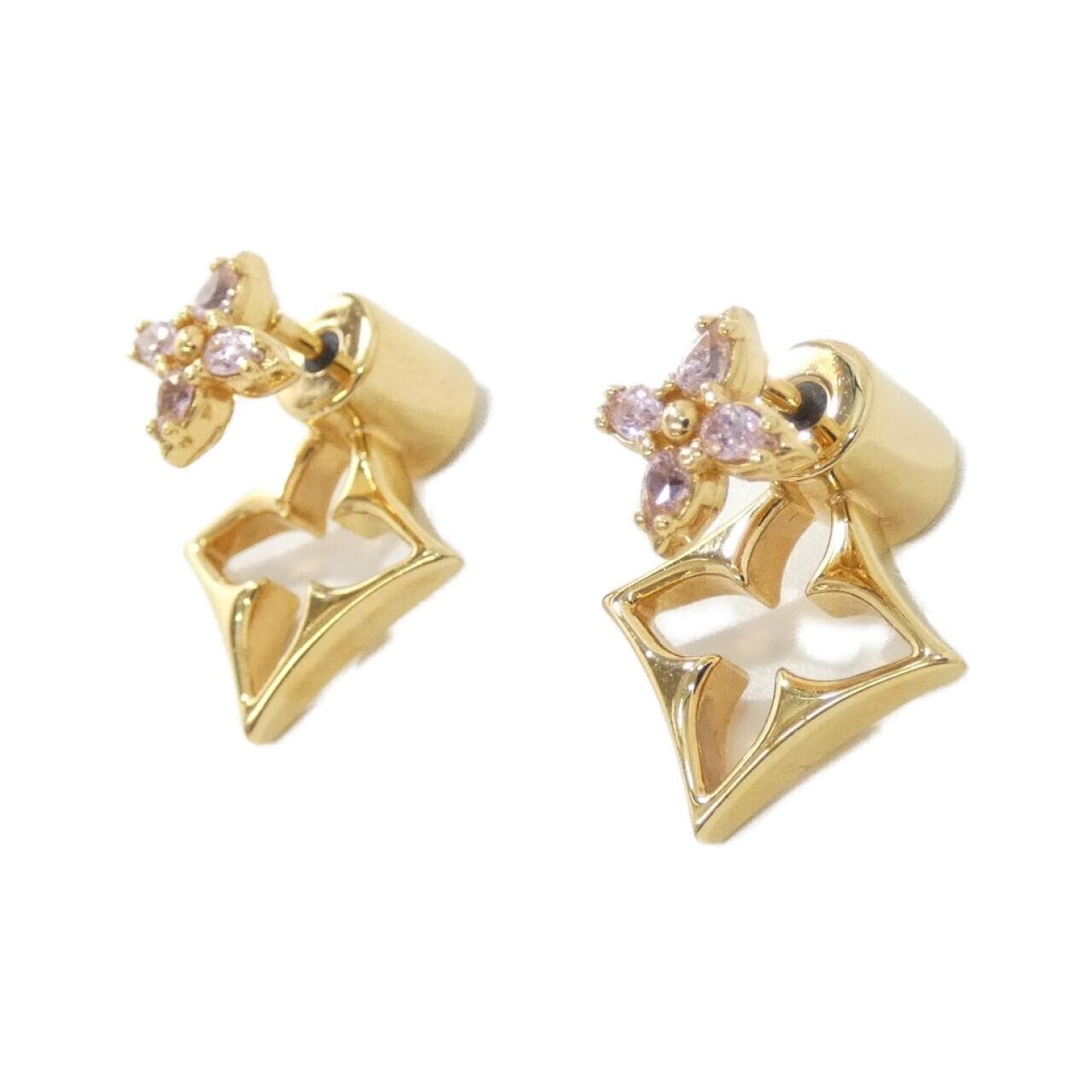 ルイヴィトン ピアス フラワーグラム ストラス M03241 ピアス