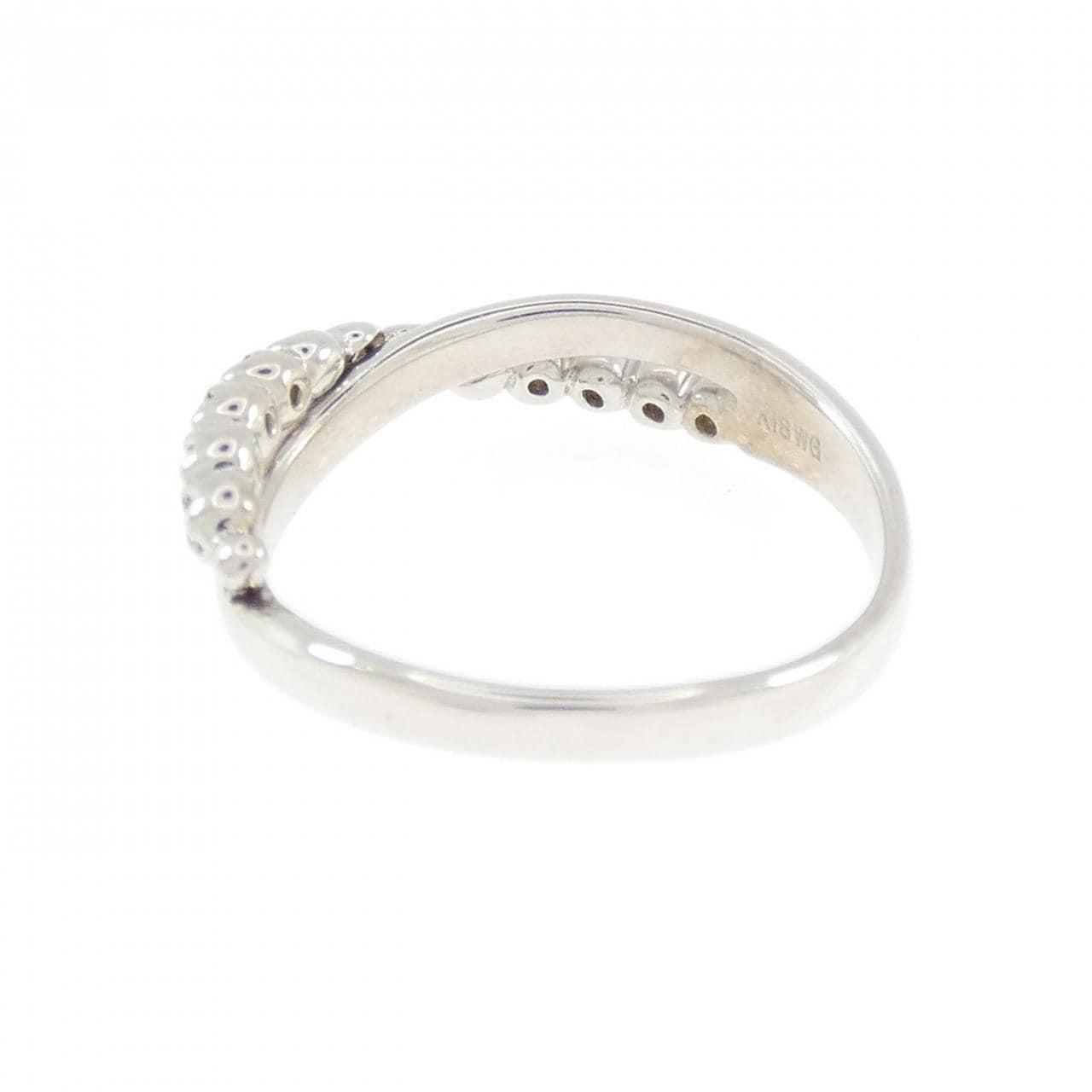 K18WG ダイヤモンド リング 0.15CT