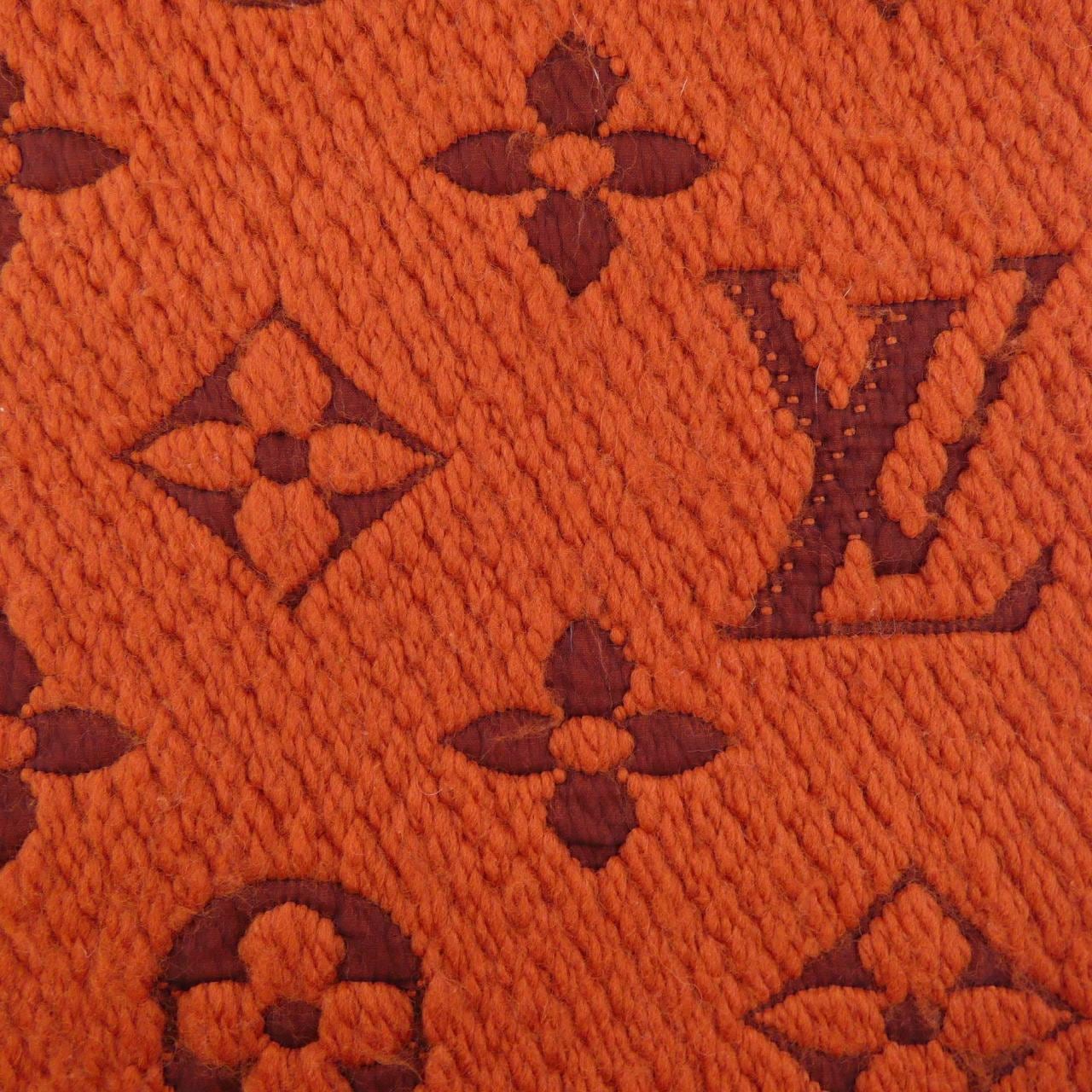 ルイヴィトン LOUIS VUITTON エシャルプ ロゴマニア M75095 MUFFLER