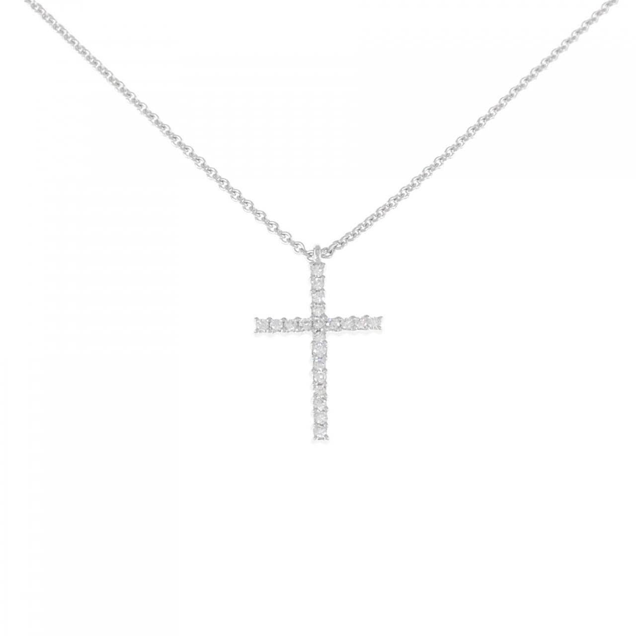 PONTE VECCHIO Cross Diamond Necklace 0.18CT