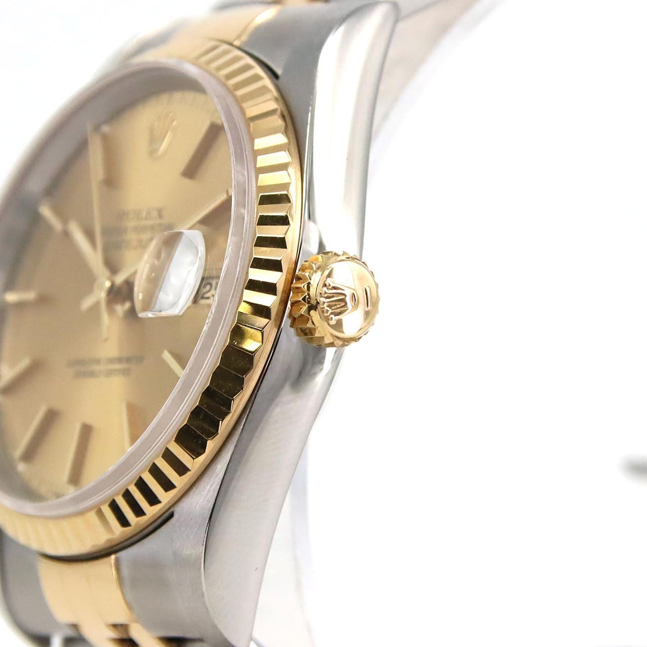 ロレックス デイトジャスト 16233 SSxYG 自動巻 S番