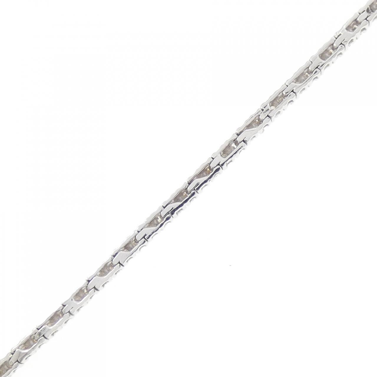 K18WG ダイヤモンド ブレスレット 1.00CT