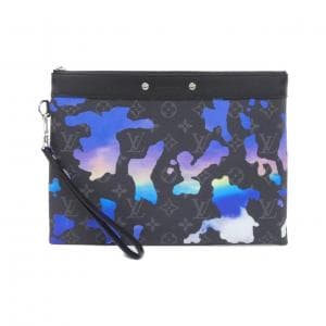 LOUIS VUITTON Monogram Eclipse (Room with a View) Pochette to Go M81848 包
