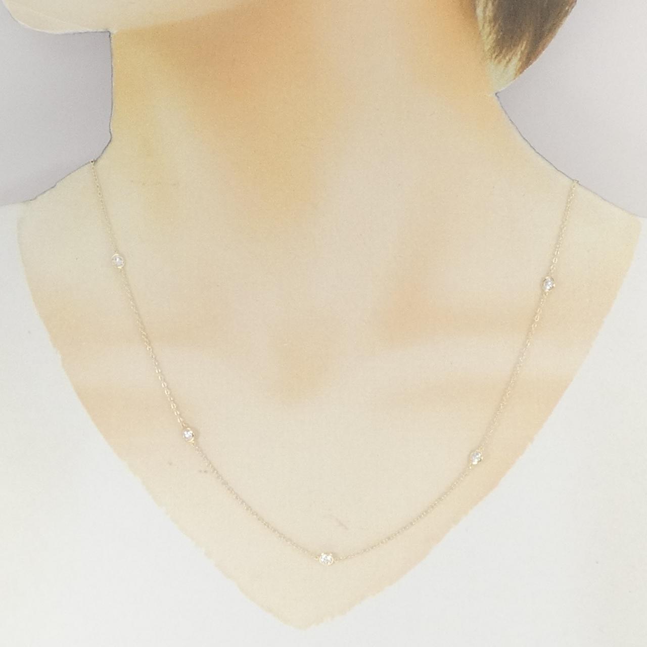 【リメイク】K10YG ダイヤモンド ネックレス 1.00CT