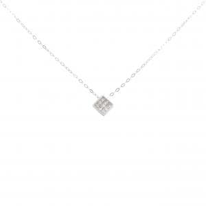K18WG ダイヤモンド ネックレス 0.20CT