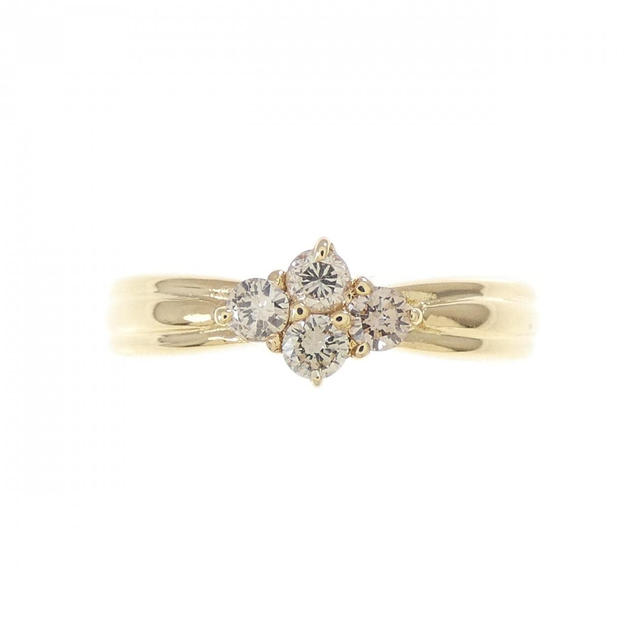 K18YG ダイヤモンド リング 0.20CT