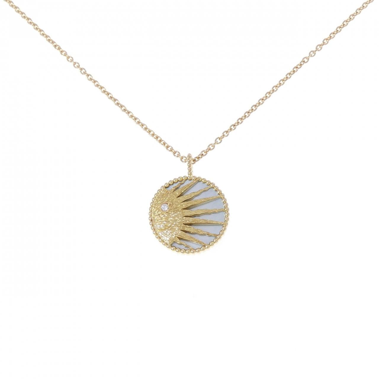 クリスチャンディオール ローズ セレステ メダリヨン ネックレス