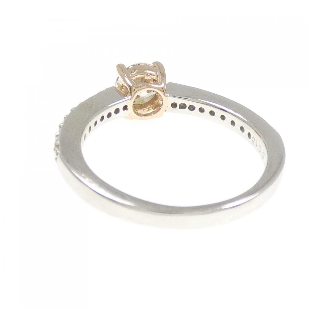PT950/K18PG ダイヤモンド リング 0.50CT