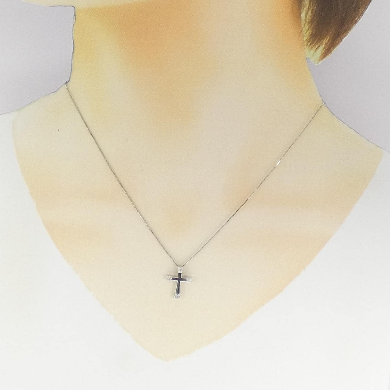 PT900/PT850 クロス ダイヤモンド ネックレス