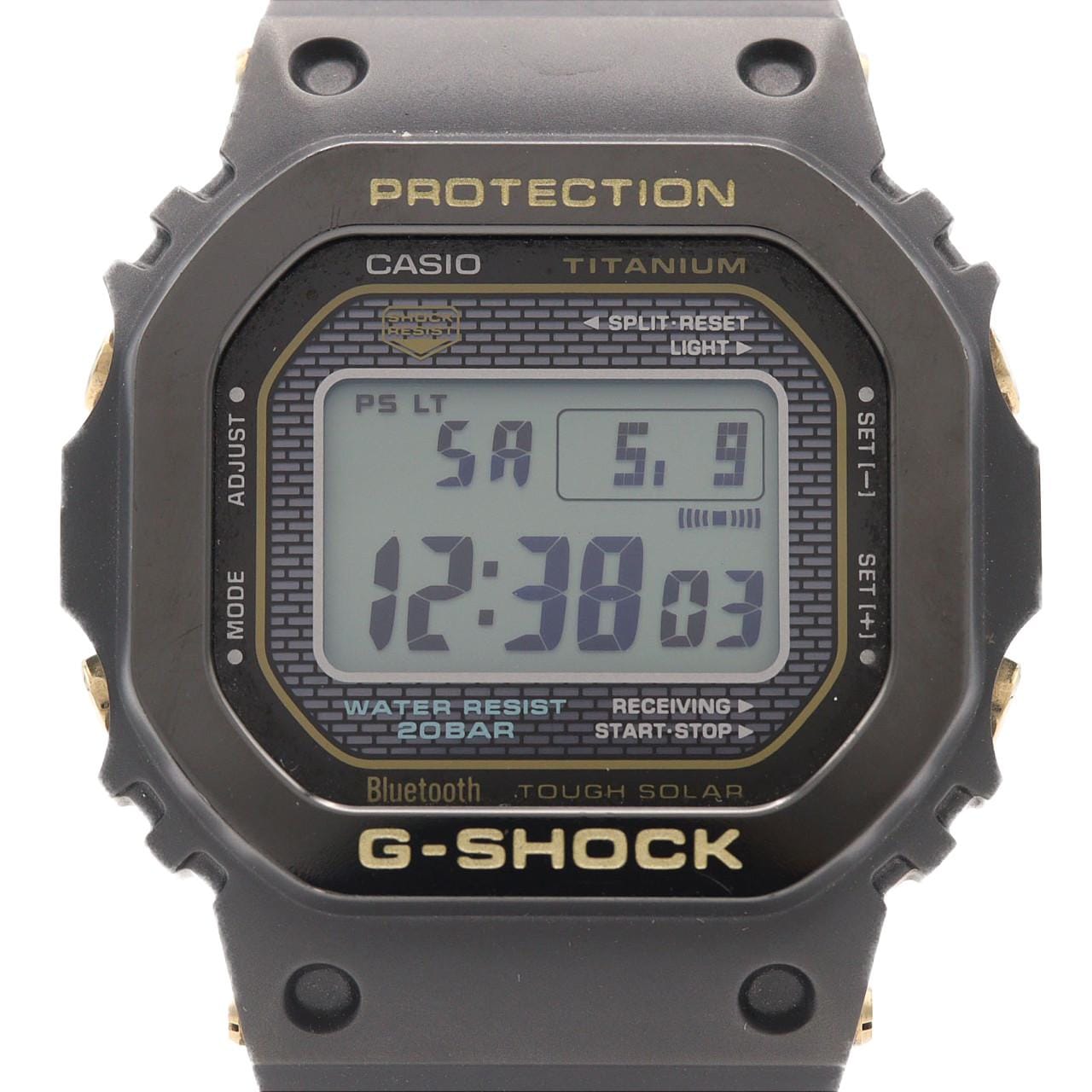カシオ G-SHOCK 電波時計 GMW-B5000TB-1JR TI ソーラークォーツ