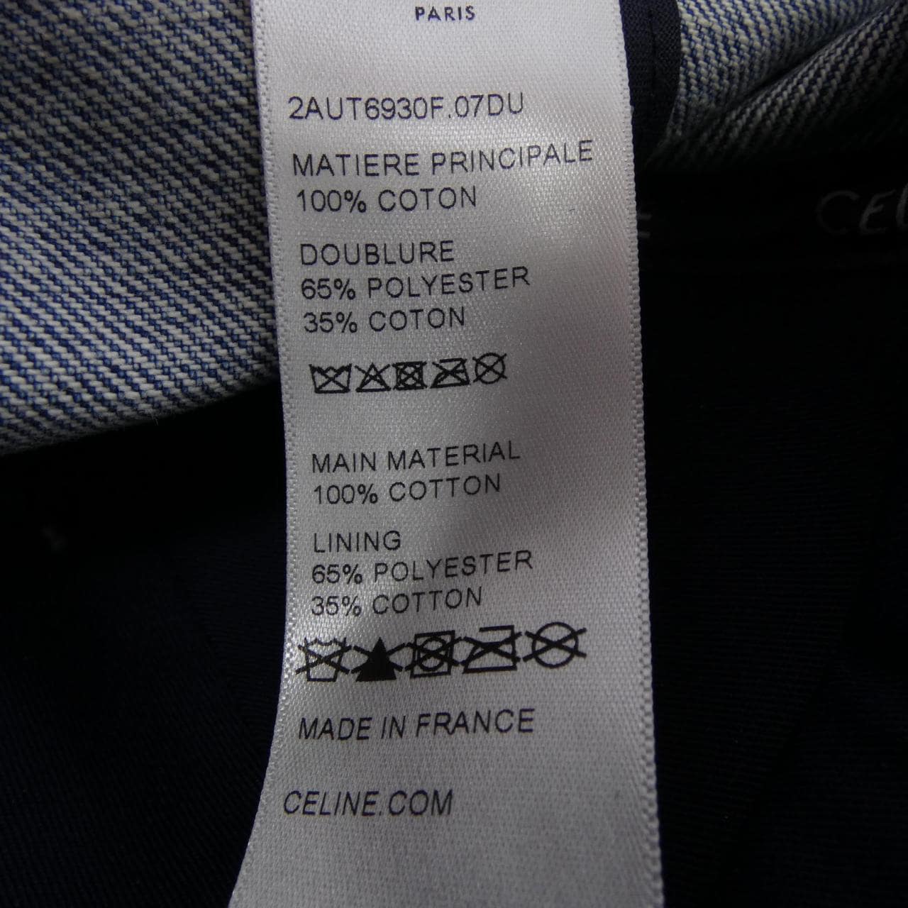 セリーヌ CELINE トリオンフ ベースボール 2AUT6930F キャップ