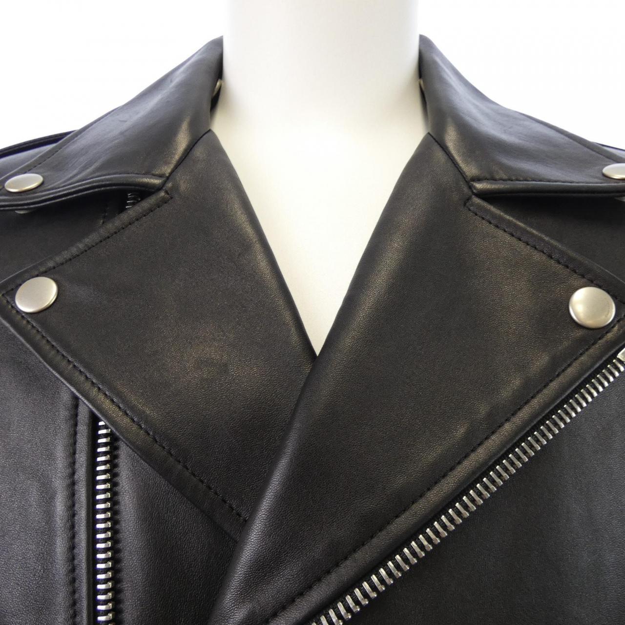 サンローラン SAINT LAURENT L01O　クラシックモーターサイクルジャケット 484284 Y5YA2 レザーライダースジャケット