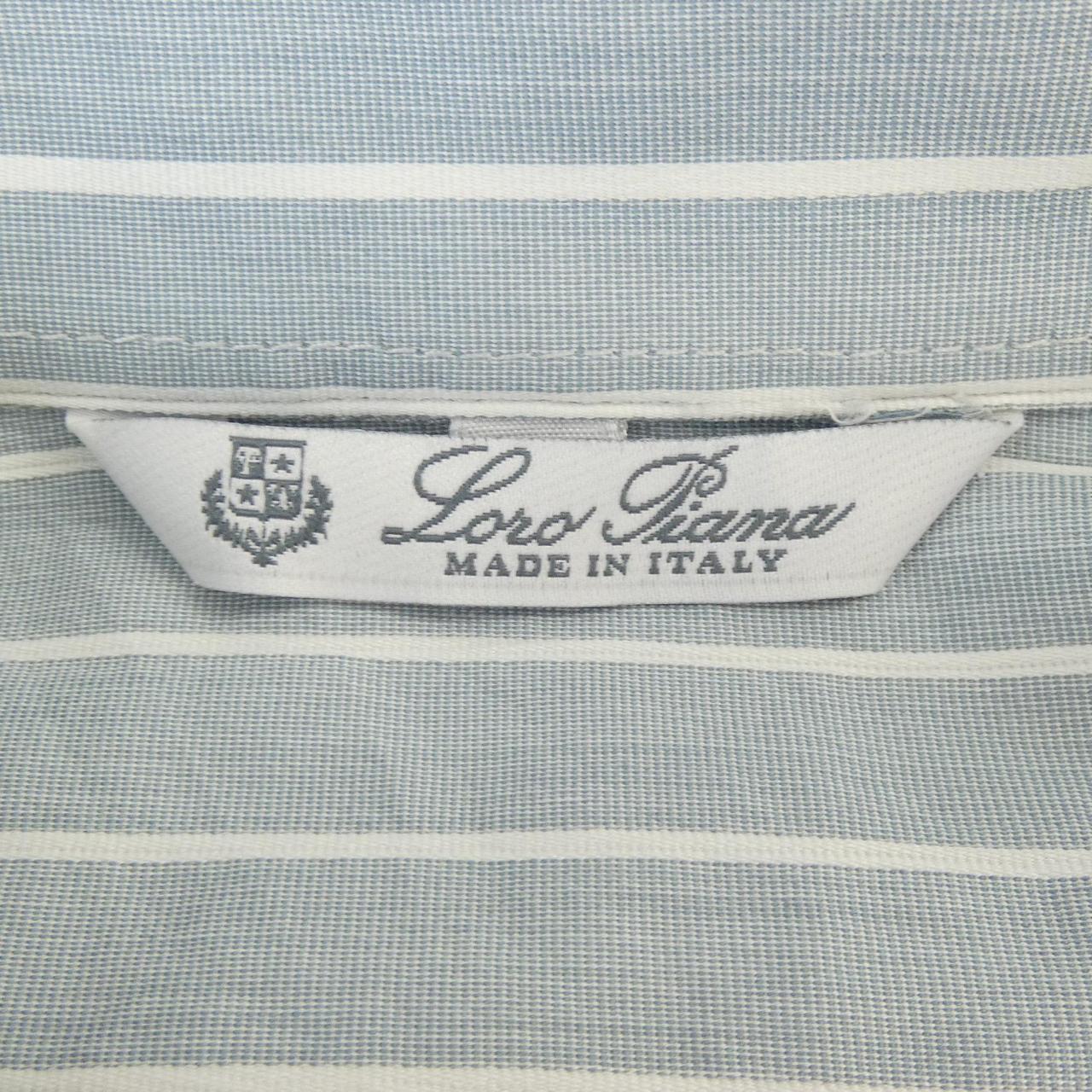 美品】売り切りセール‼️ロロピアーナLoro Piana 袖レースシャツ Loro 