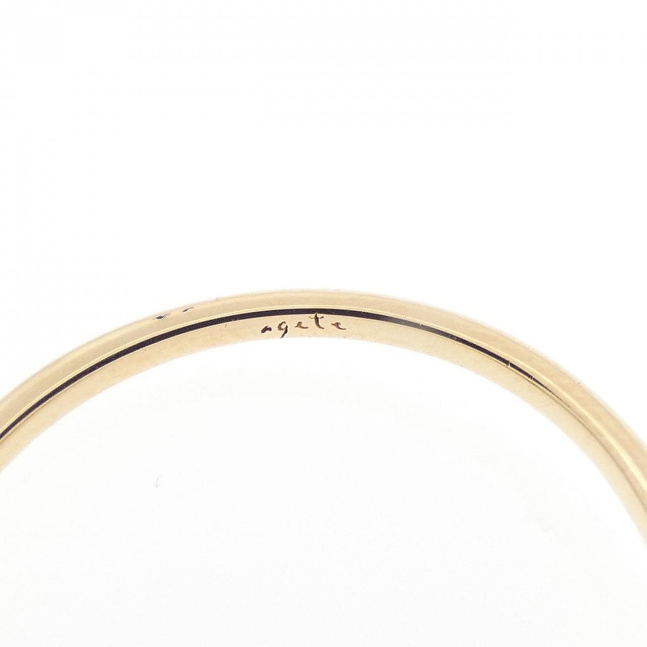 アガット ダイヤモンド リング 0.04CT