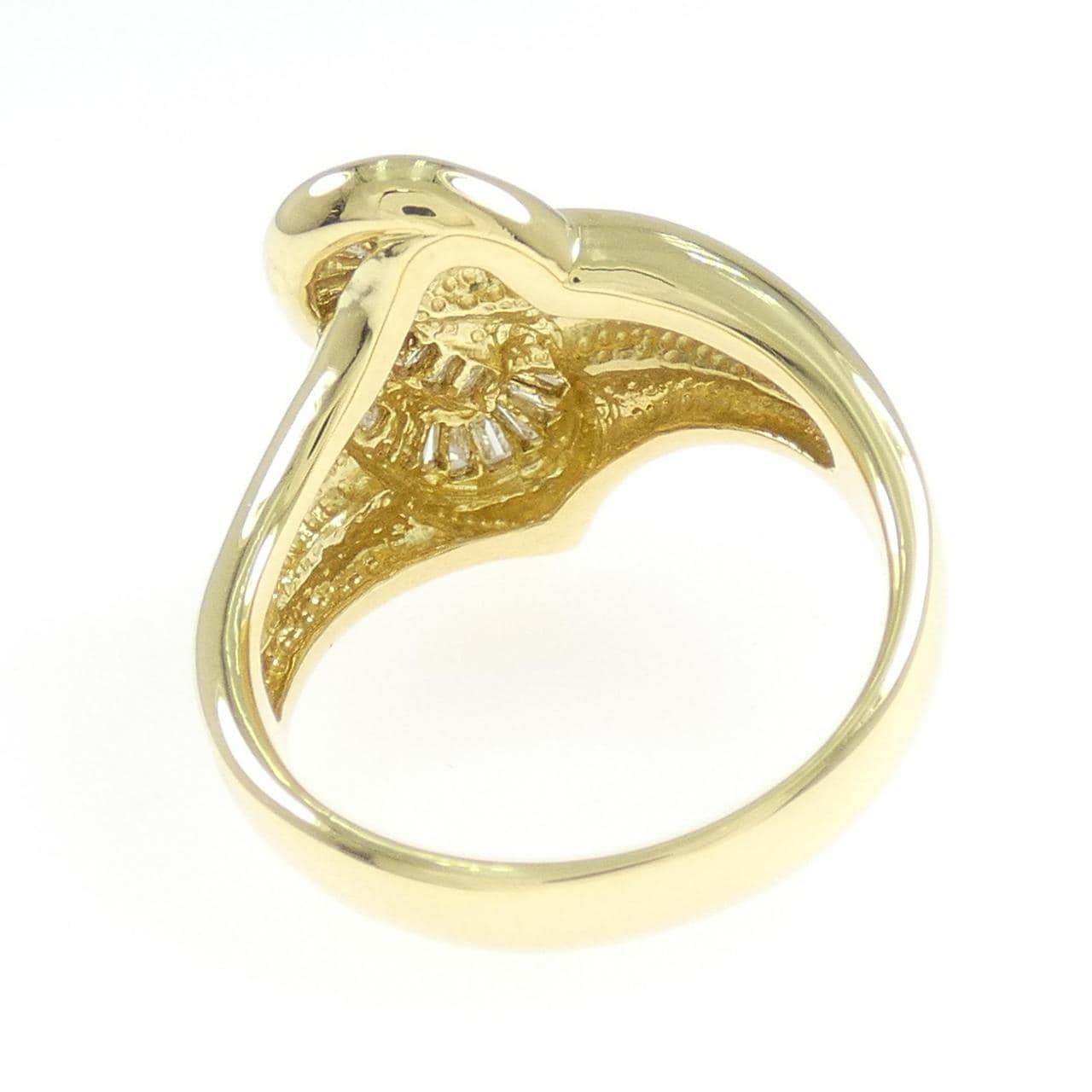 K18YG ダイヤモンド リング 0.36CT