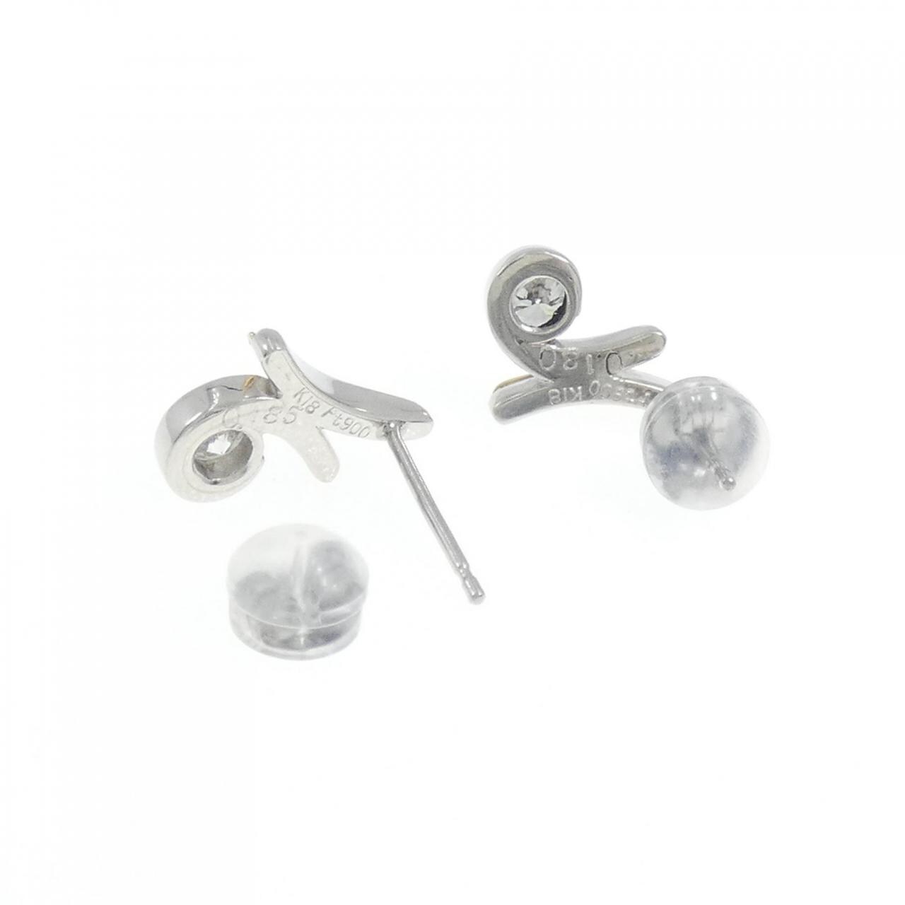 PT900/K18YG Diamond Earrings 0.365CT