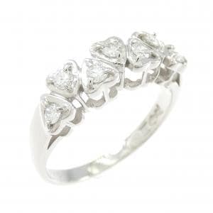 PT900 ハート ダイヤモンド リング 0.26CT