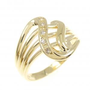 K18YG ダイヤモンド リング 0.05CT