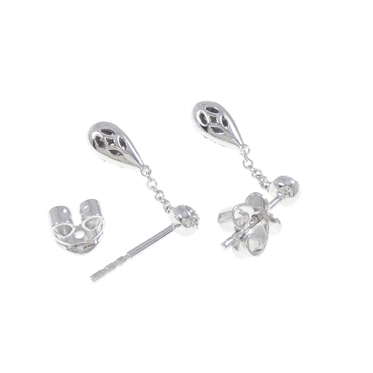 ポンテヴェキオ ダイヤモンド ピアス 0.22CT