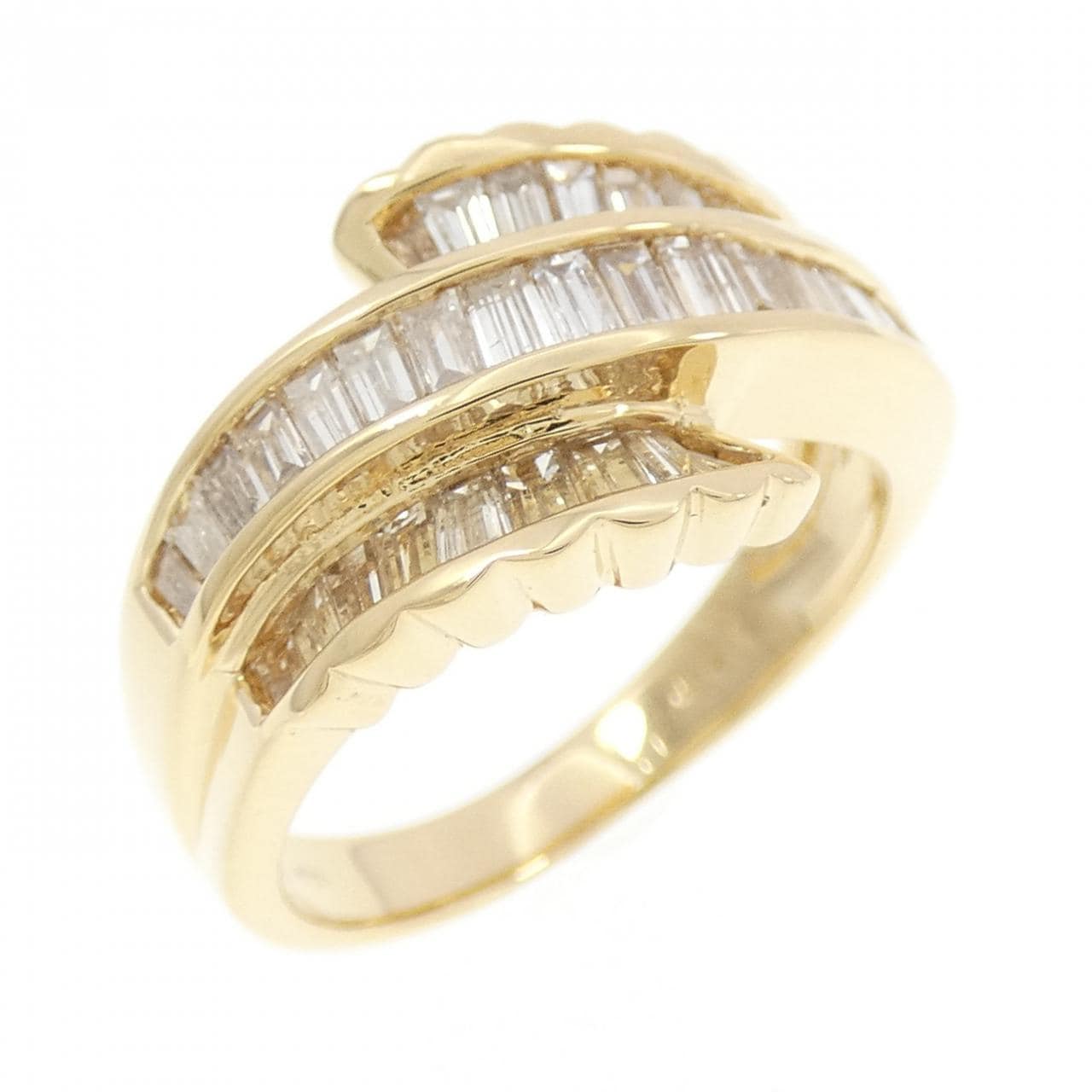 K18YG ダイヤモンド リング 1.20CT