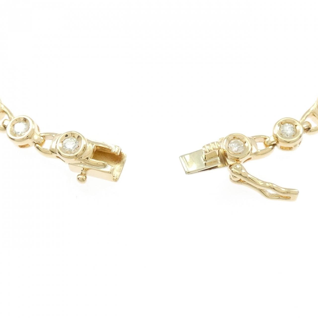 K18YG ダイヤモンド ブレスレット 1.00CT