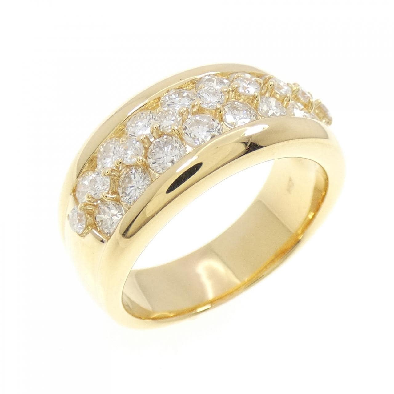 K18YG ダイヤモンド リング 1.10CT