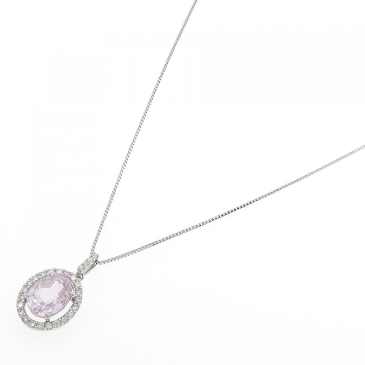PT900/PT850 クンツァイト ネックレス 2.26CT