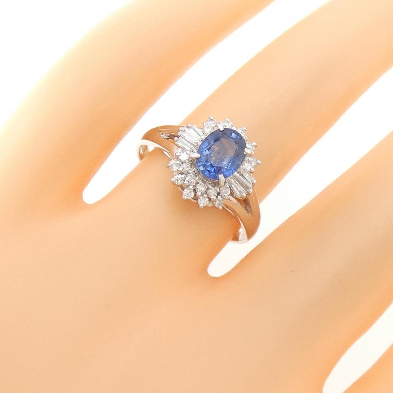 PT900 サファイヤ リング 0.93CT