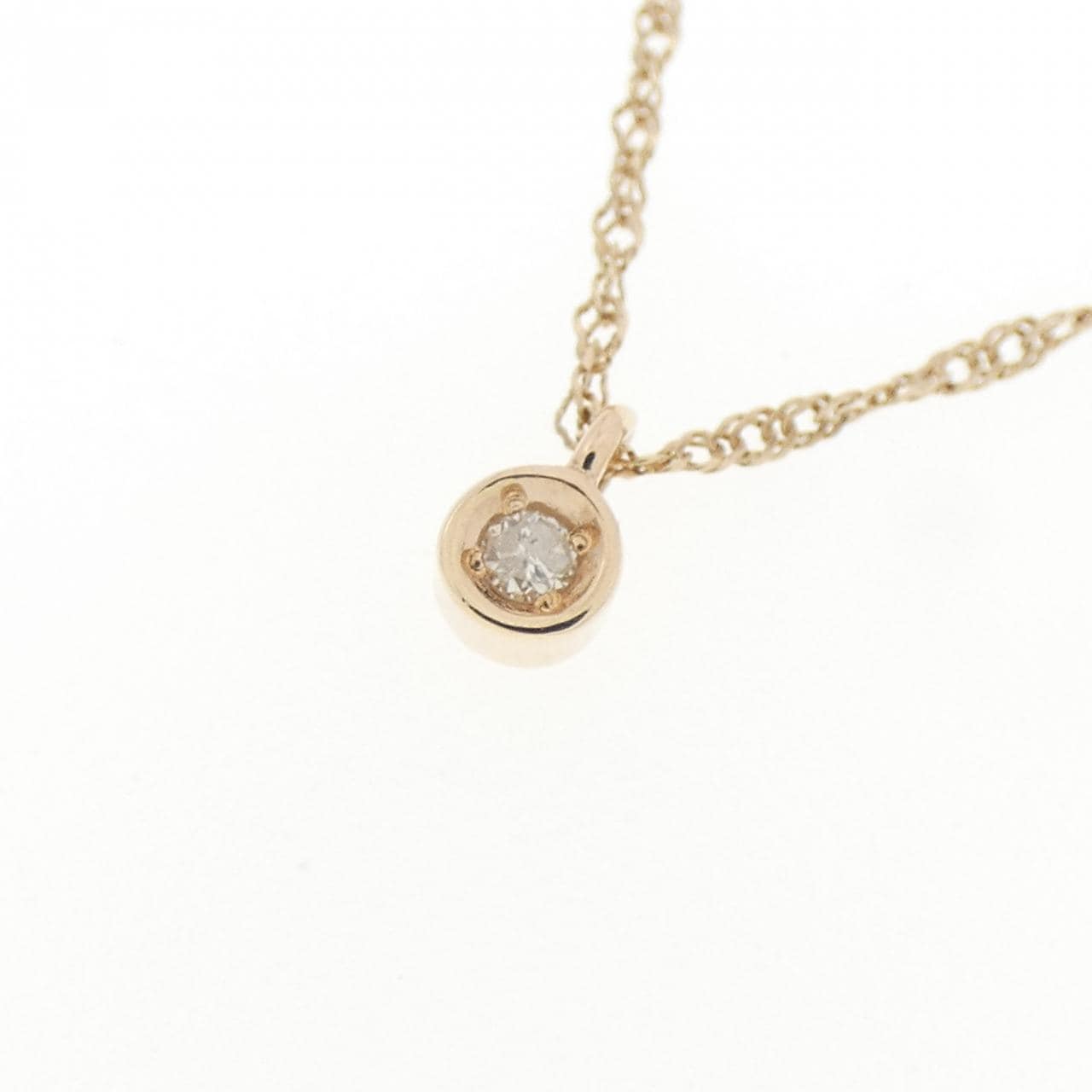 K10YG ダイヤモンド ネックレス