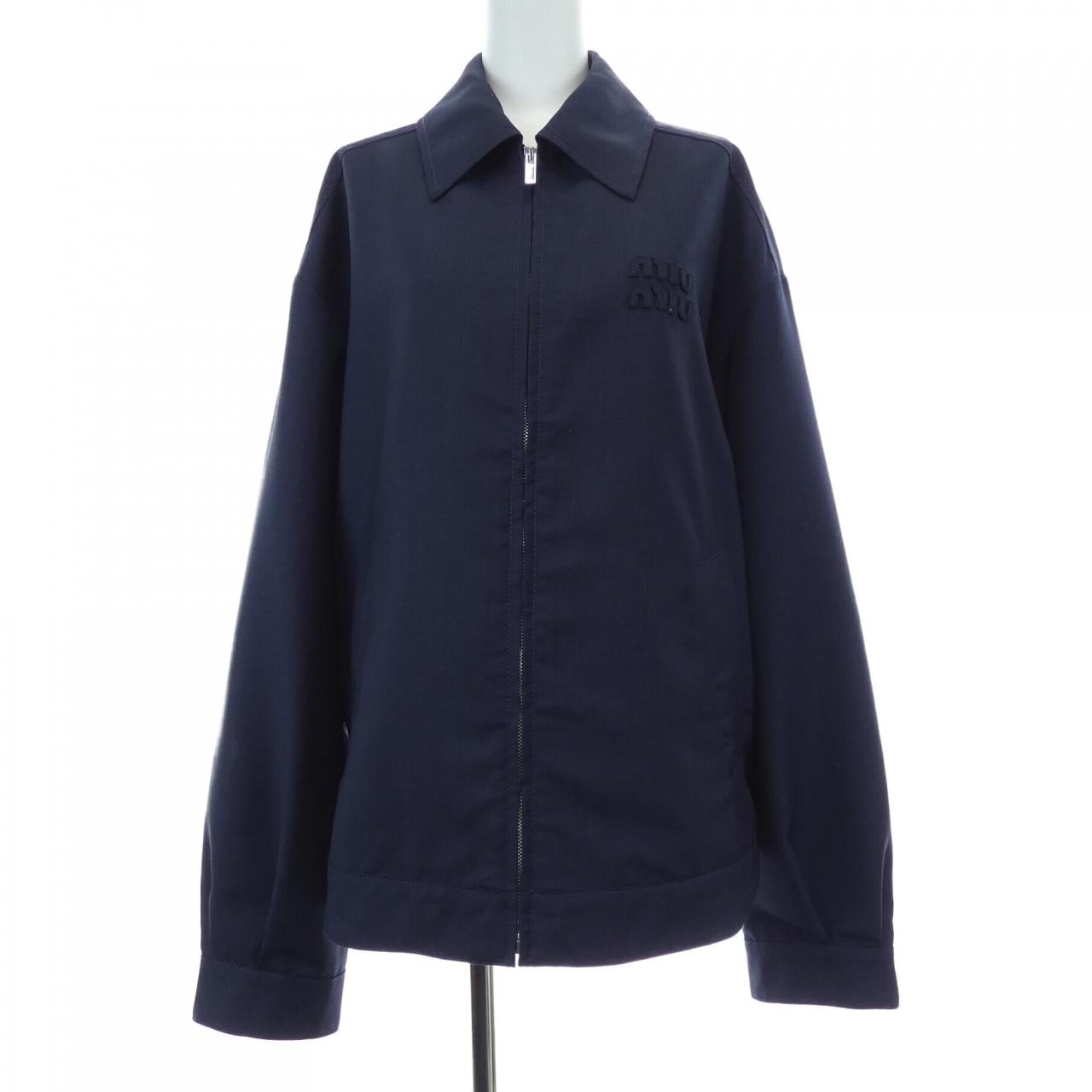 ミュウミュウ MIU MIU モヘアブルゾンジャケット ML1041 SOOO 12I1 ジャケット