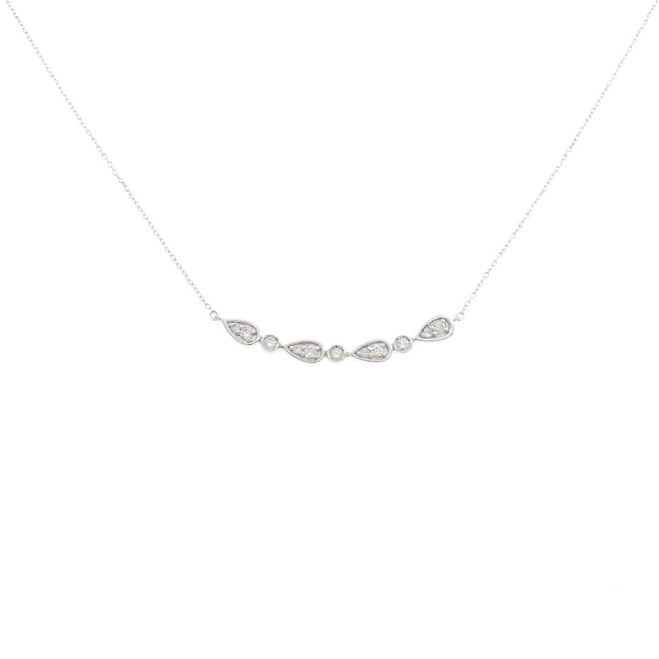 PT900/PT850 ダイヤモンド ネックレス 0.15CT