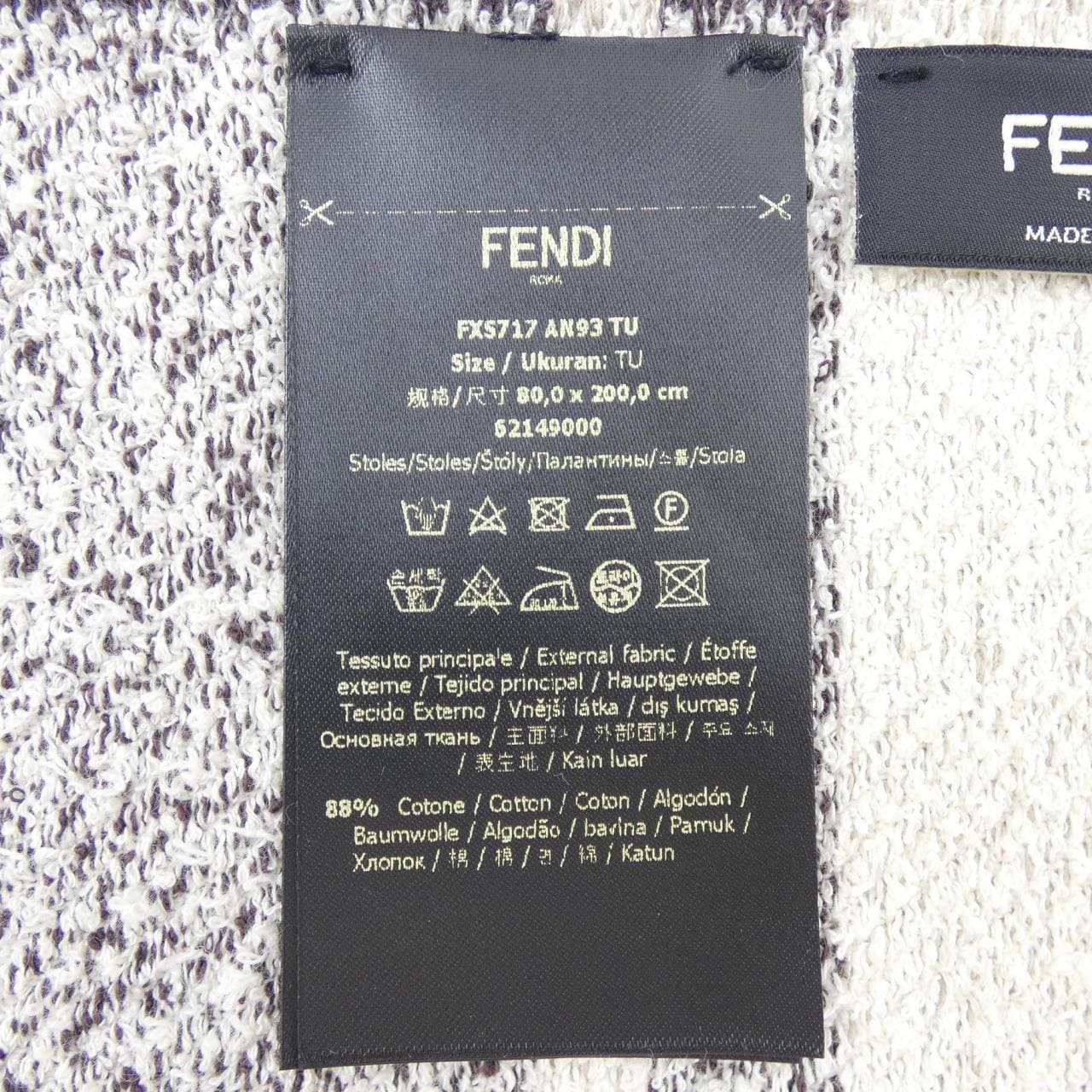 フェンディ FENDI FXS717 STOLE