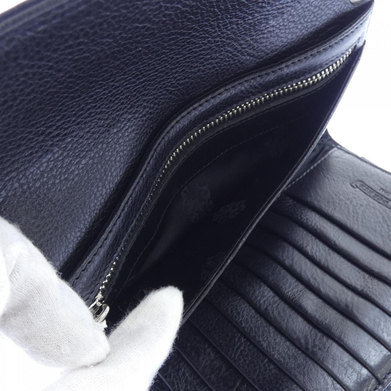 クロムハーツ CHROME HEARTS WAVE CROSS BTN　ウェーブ クロスボタン 2246 304 0501 0900 WALLET
