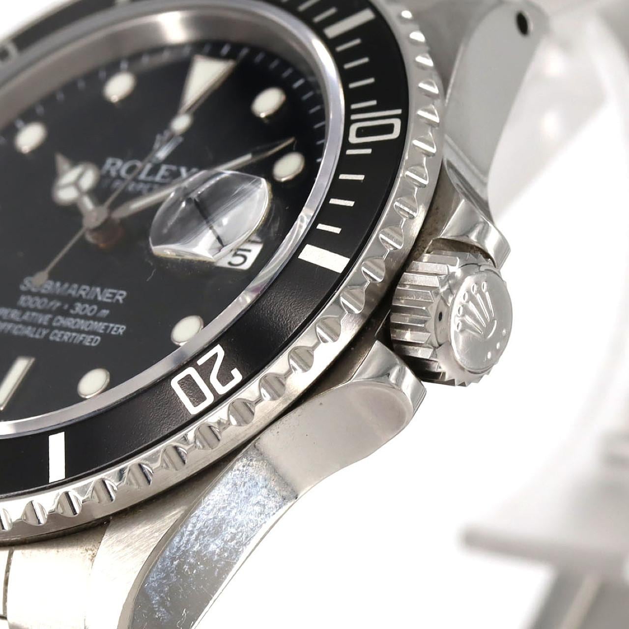 ロレックス サブマリーナーデイト 168000 SS 自動巻 R番