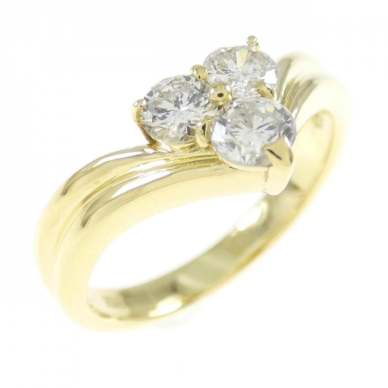 K18YG ダイヤモンド リング 0.52CT