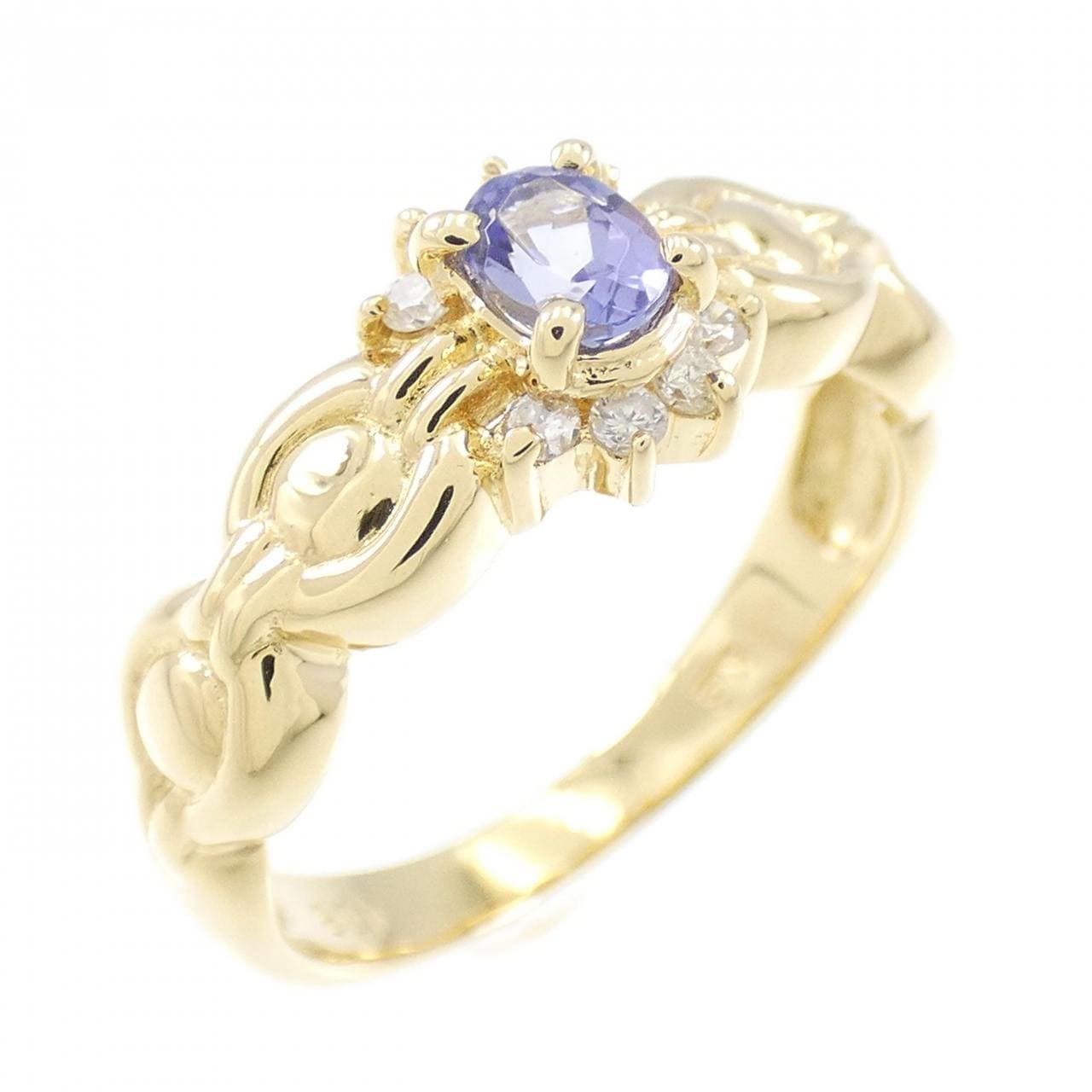 K18YG Tanzanite ring