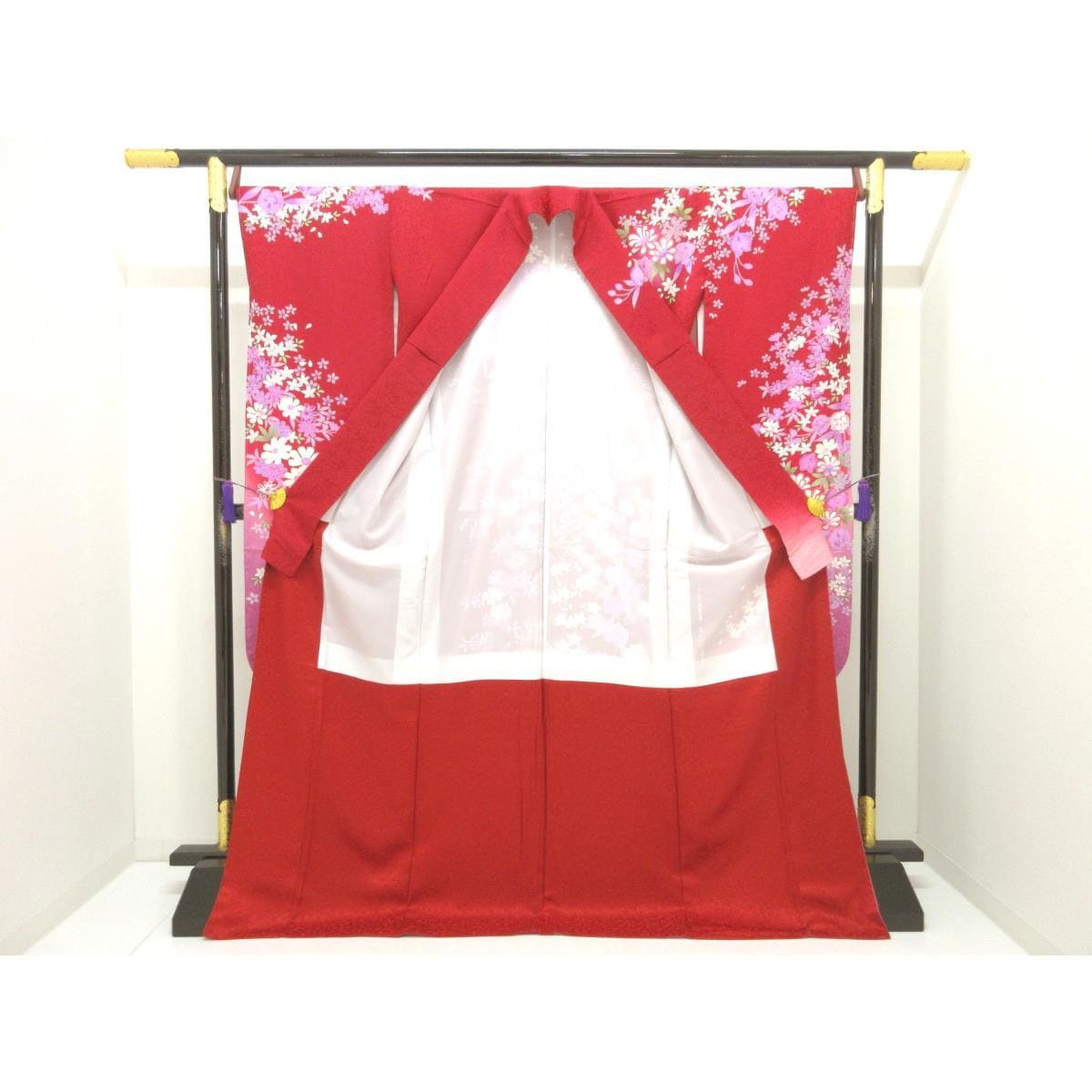 【未使用品】振袖　友禅金彩加工　ボカシ染