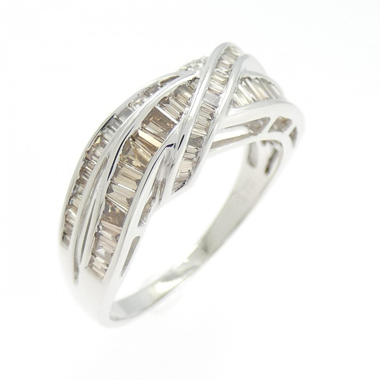 K18WG ダイヤモンド リング 0.70CT