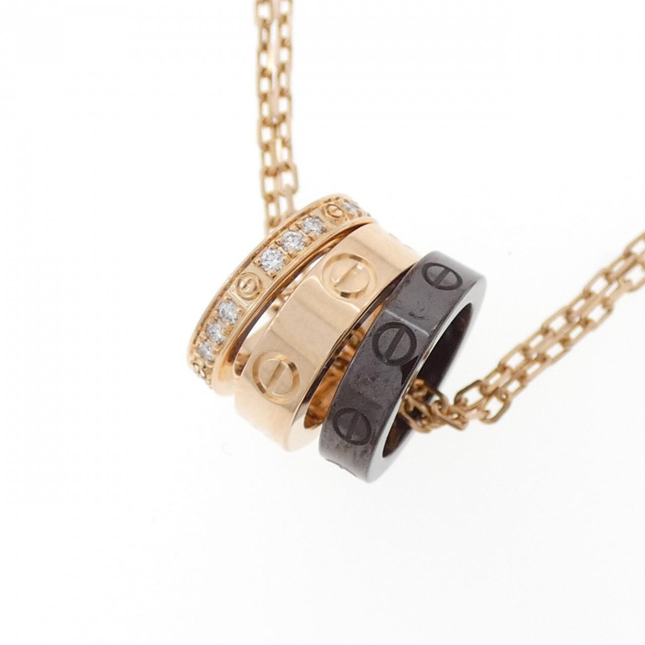 CARTIER LOVE三圈项链