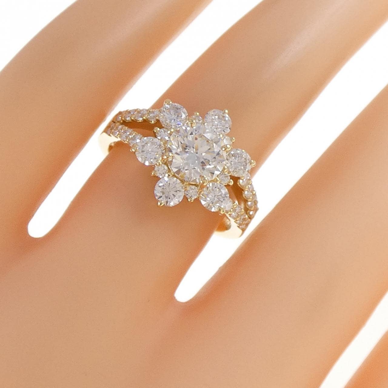 [再加工款] K18YG鑽石戒指 1.01CT J VVS2 3EXT