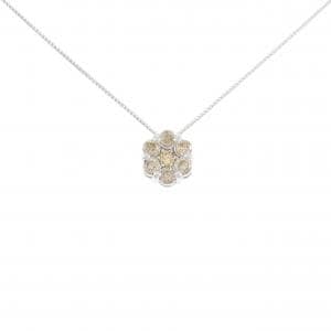 K18WG ダイヤモンド ネックレス 0.50CT