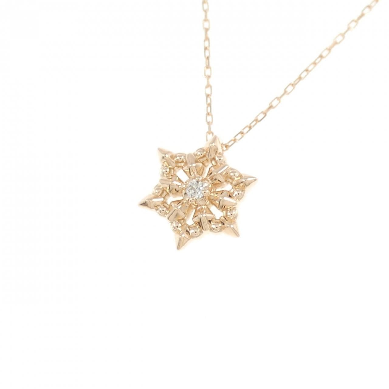 K10PG ダイヤモンド ネックレス 0.01CT